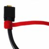 Hook and loop cable tie red